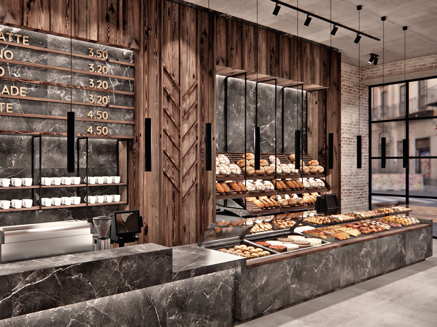 Neue Ladeneinrichtung in der Bäckerei Voosen in Dormagen