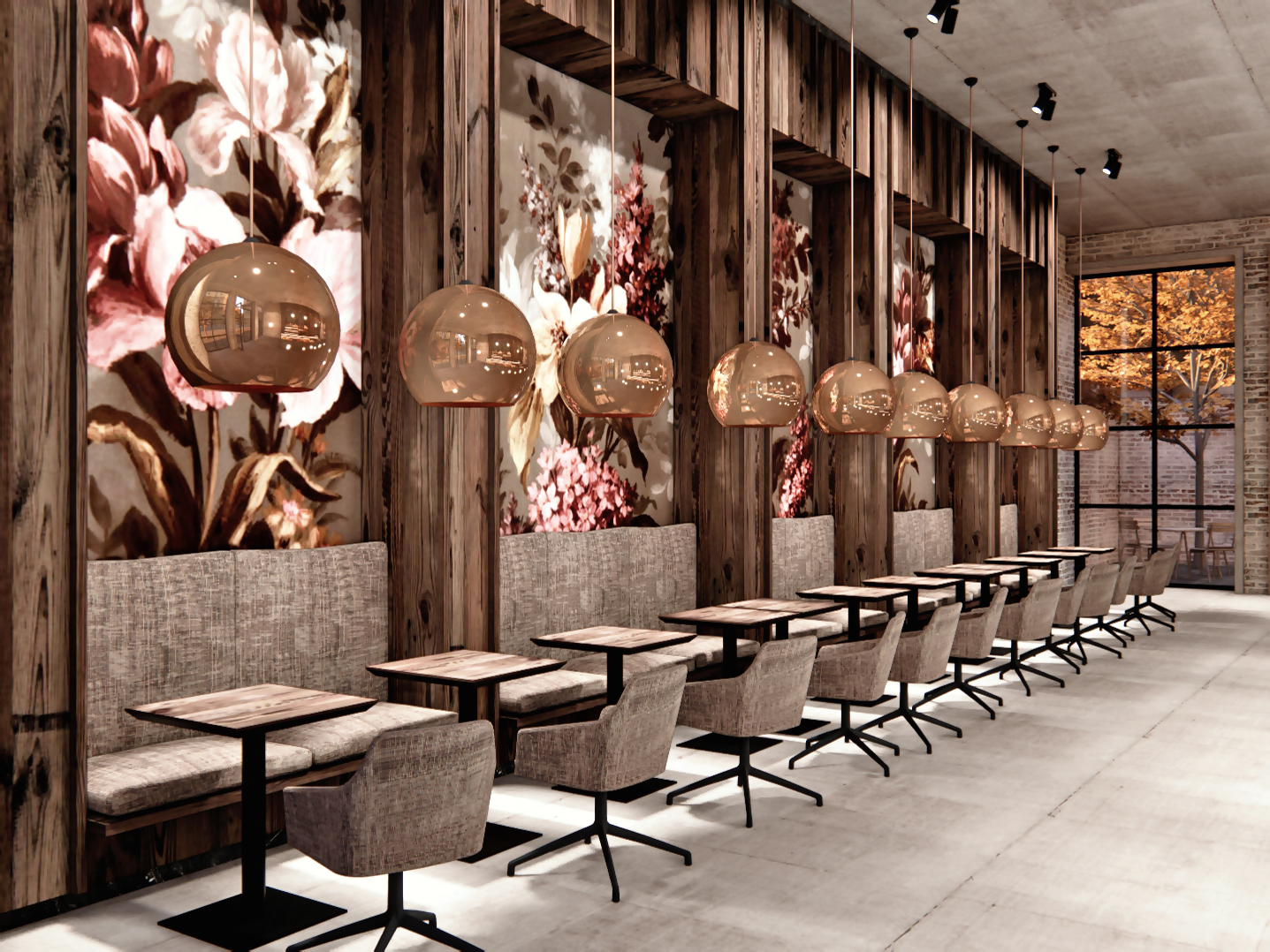 Die Bäckereieinrichtung präsentiert die Backwaren - ideal kombiniert mit einem durchdachten Lichtkonzept